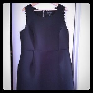 NWT Flattering Black Scuba dress Forever 21